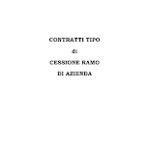 Contratto cessione azienda fac simile PDF