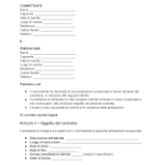 Contratto collaborazione occasionale fac simile PDF da scaricare