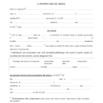 Denuncia sinistro stradale fac simile PDF da scaricare