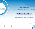 Domanda Erasmus PDF da scaricare