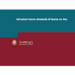 Domanda Laurea Sapienza PDF da scaricare
