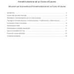 Iscrizione Universita PDF da scaricare