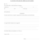 Istanza generica cancelleria tribunale PDF