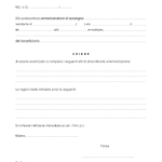 Istanza giudice tutelare fac simile PDF