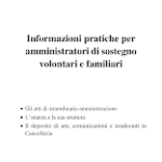 Istanza straordinaria amministrazione di sostegno PDF