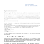 Lettera di assunzione fac simile PDF da scaricare