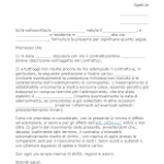 Lettera diffida ad adempiere fac simile PDF