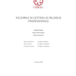 Lettera incarico professionale fac simile PDF