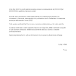 Lettera di raccomandazione fac simile PDF