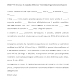Lettera reclamo prodotto difettoso fac simile PDF
