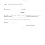 Lettera richiesta rimborso acquisto fac simile PDF