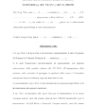 Modifica condizioni separazione fac simile PDF