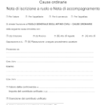 Nota iscrizione a ruolo civile PDF