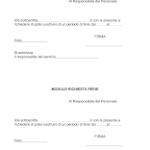 Richiesta ferie fac simile PDF da scaricare