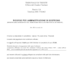 Ricorso nomina amministratore di sostegno PDF da scaricare