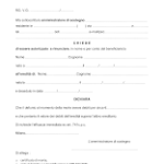 Rinuncia eredità Milano modulo PDF