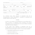 Sovraindebitamento domanda fac simile
